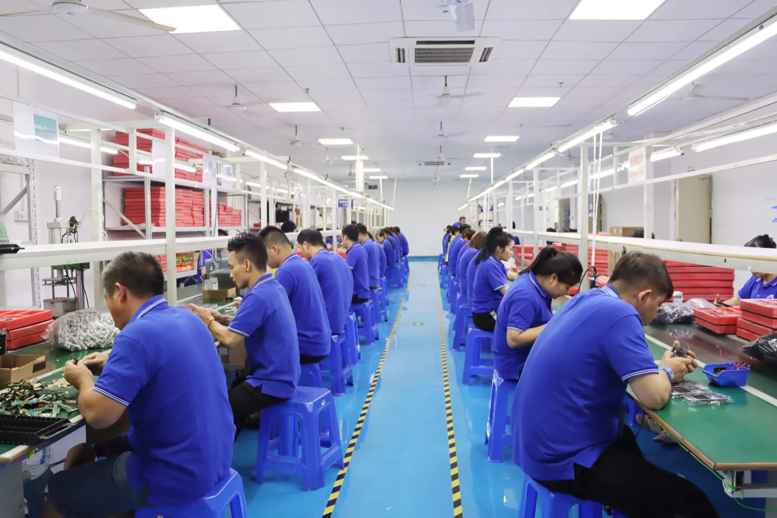 Product assembly line – Shenzhen Jiding Electronic Co., Ltd.